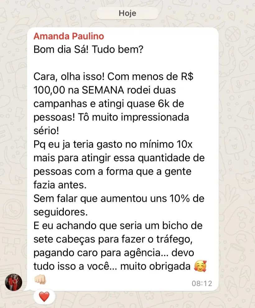 Ela aprendeu criar anúncios para divulgar sua lavanderia na cidade